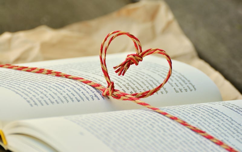 Reading a book